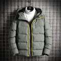 Men's Loose Hooded Cotton Jacket