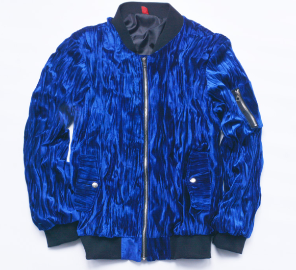 Blue Velvet Couple Jacket