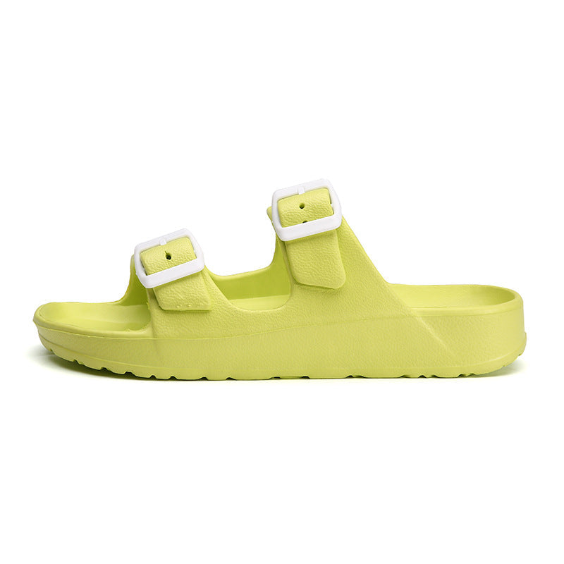 Wear A Flip-flop Wet Water Net Celebrity Beach Sandals And Slippers Borken Shoes