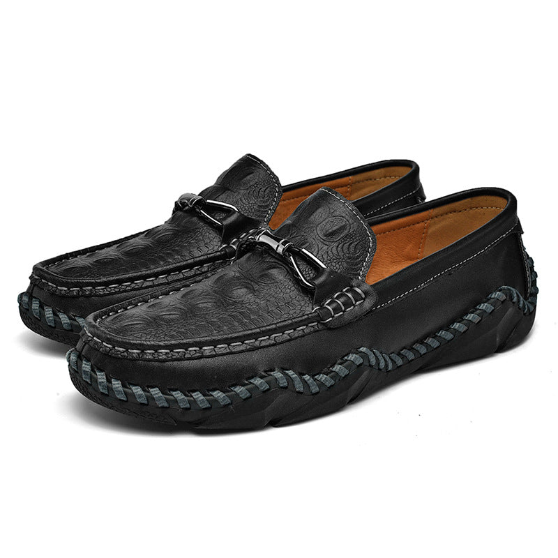 Driving Trendy Beanie Shoes Men's Cross-border Plus Size Loafers