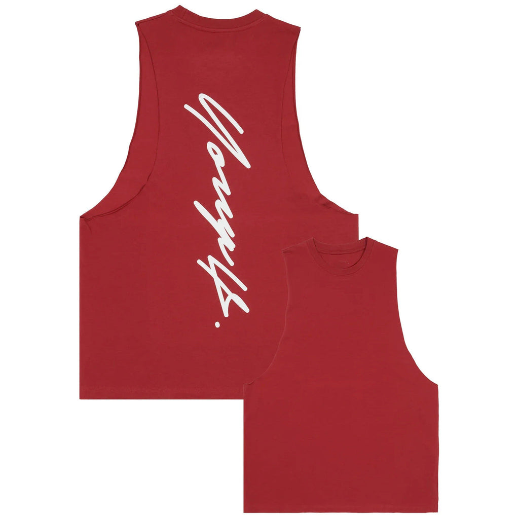Men's Workout Basketball Cotton Stretch Sleeveless Vest