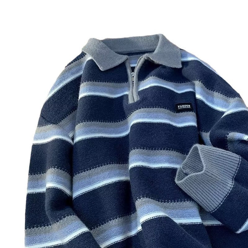 Men's Autumn And Winter Idle Style Couple Knitted Top
