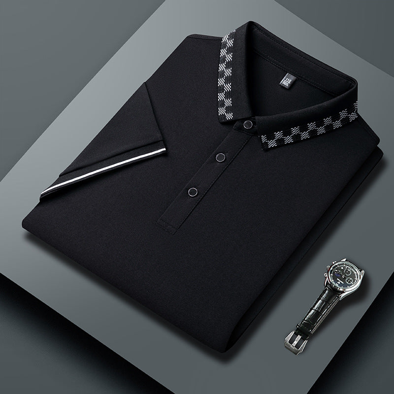Men's Short-sleeved T-shirt Clothing For Middle-aged Dad Loose Casual