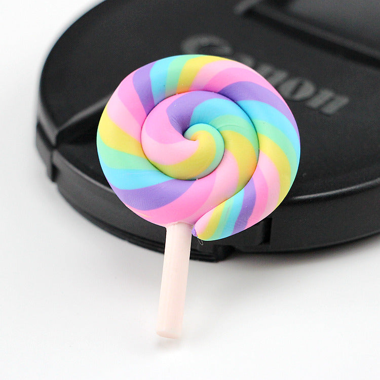 Shoe Flower Lollipop Macaron Cave Shoes Decoration Flower Hole Hole School Bag Decoration