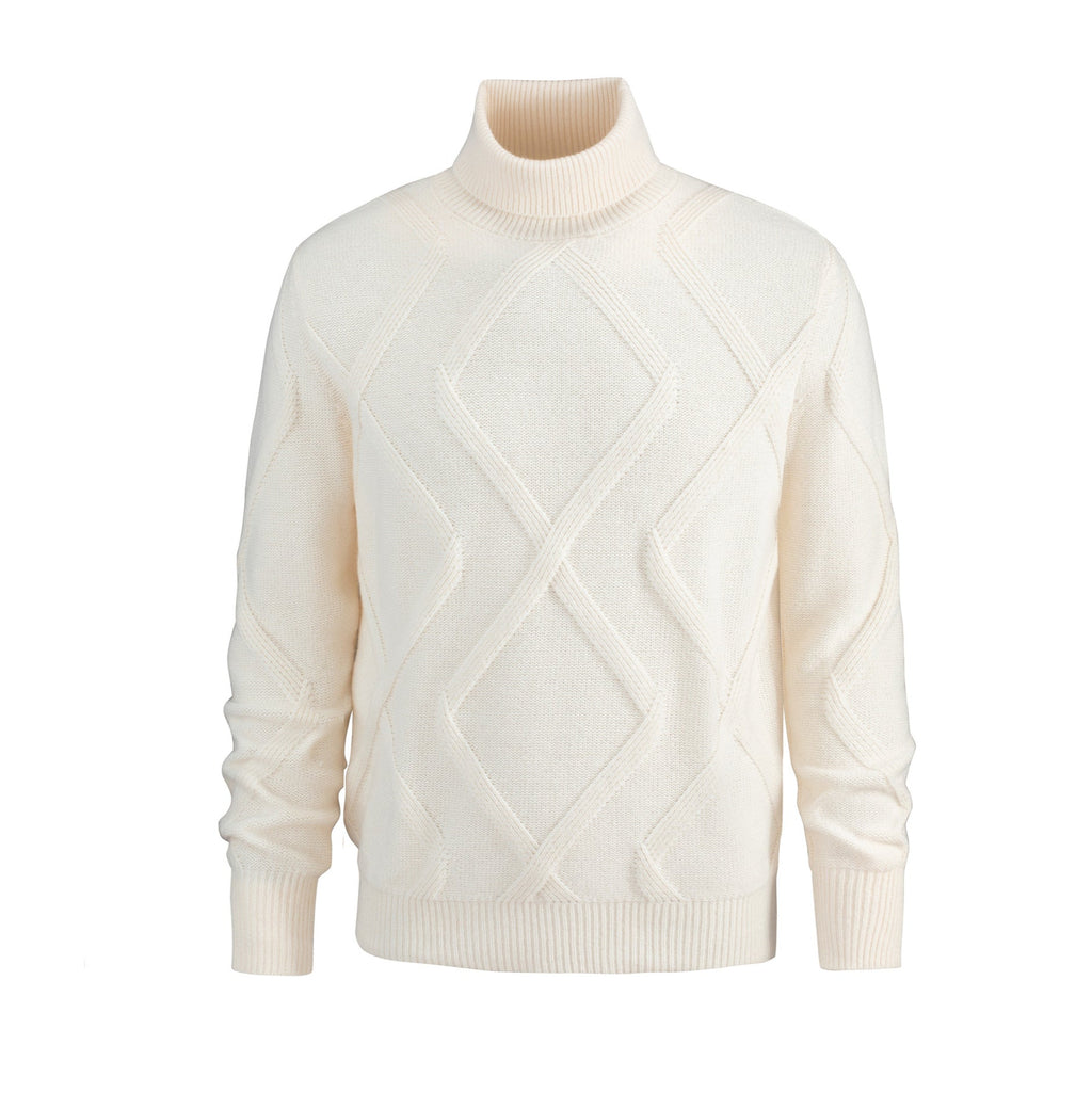 Men's Slim-fit Thickened Fashionable Turtleneck Sweater