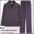Full Cotton Thin Section Plaid Plus Size Can Be Outerwear Homewear