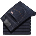 Stretch Jeans Autumn And Winter Loose Plus Size Business Casual Pants