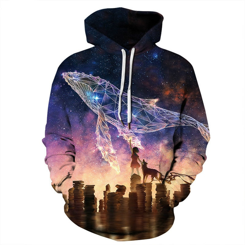Men's New Fashion Sweatshirt 3D Printed Hoodie