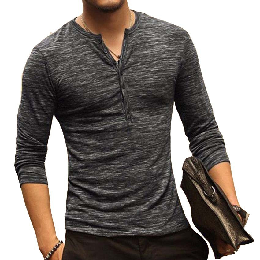 Men's Bottoming Shirt Long Sleeve Slim T-Shirt