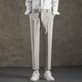 Draping Skinny Casual Slim Fit Straight All-matching Thick Small Suit Pants