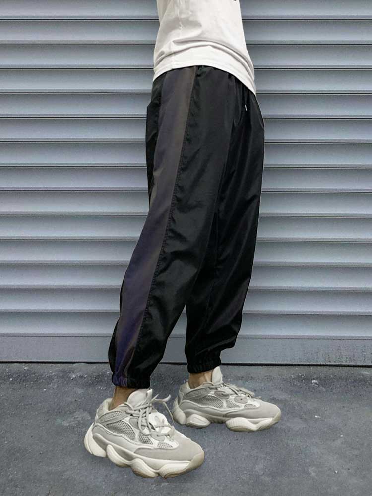 Colorful Luminous Reflective Couple Camouflage Sweatpants