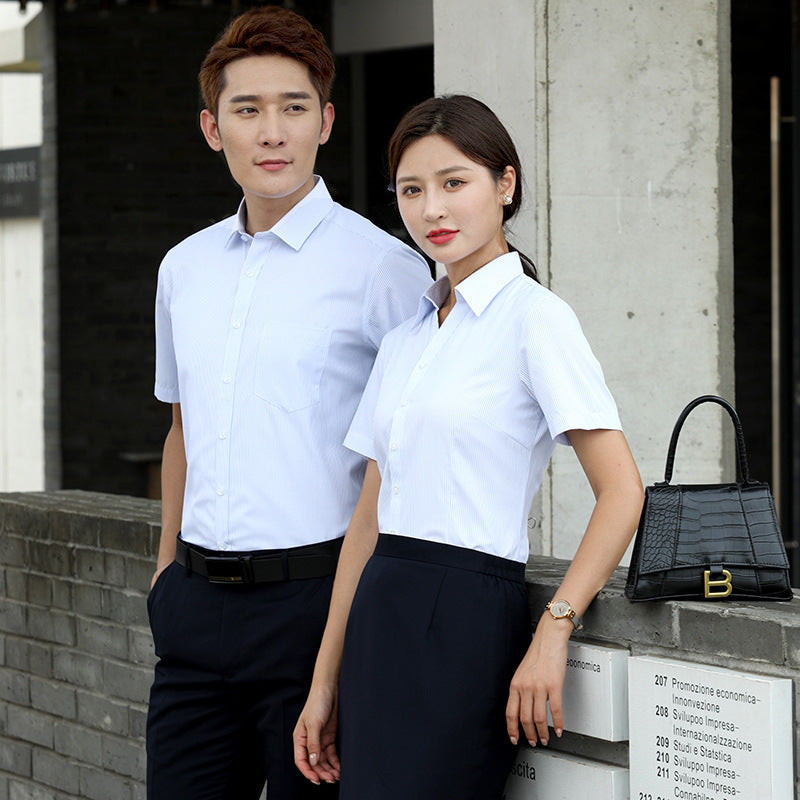 Business Formal Wear Striped Business Shirt
