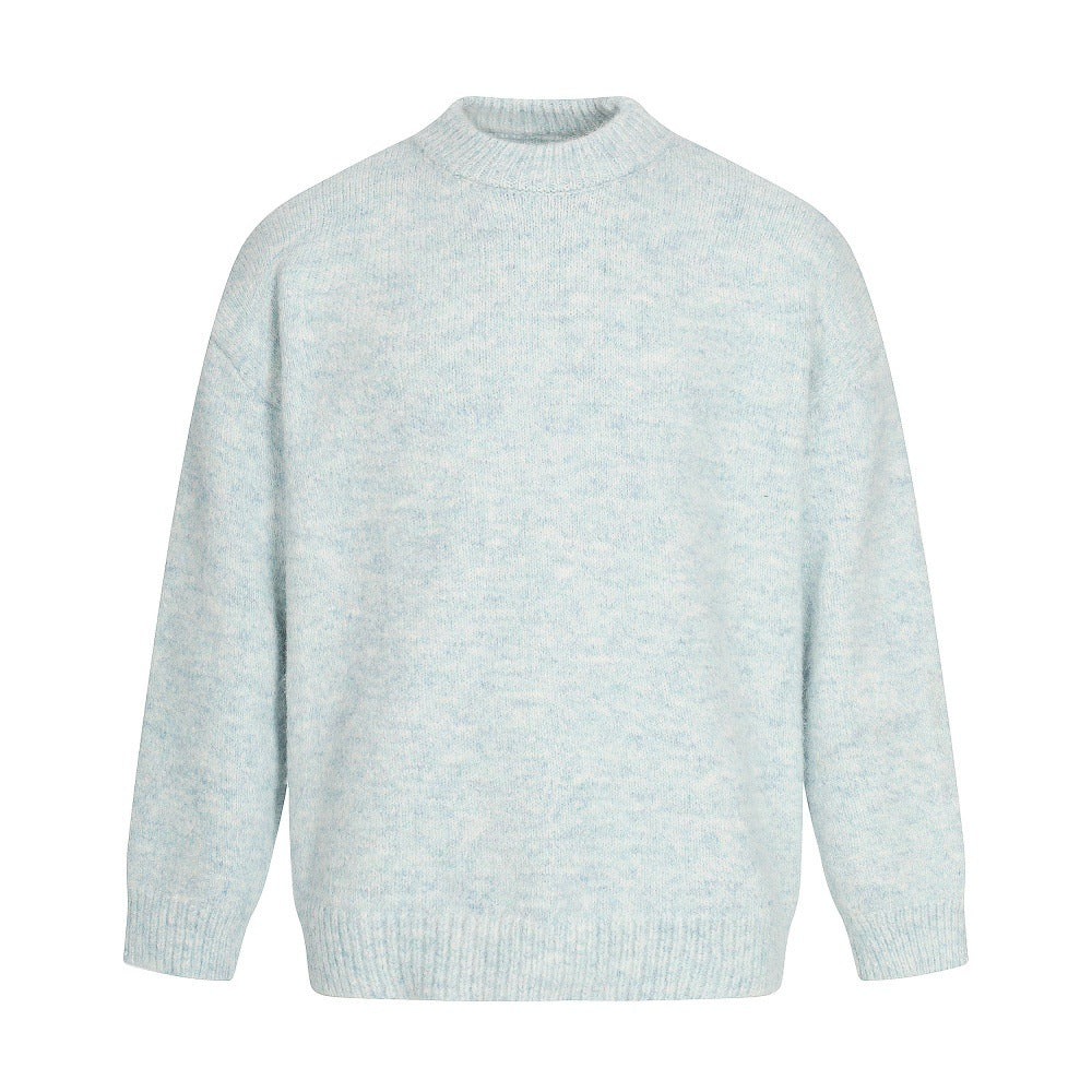 Men's Sweater Base Layer Loose Casual Longsleeve Knitted Top
