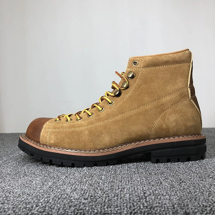 Autumn And Winter Men's Round Toe Fashion Casual Leather Shoes Martin Boots