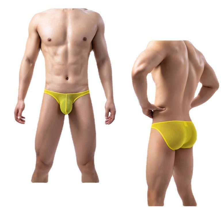 Men's Belly Contracting Low Waist Pants Sexy Couple Briefs