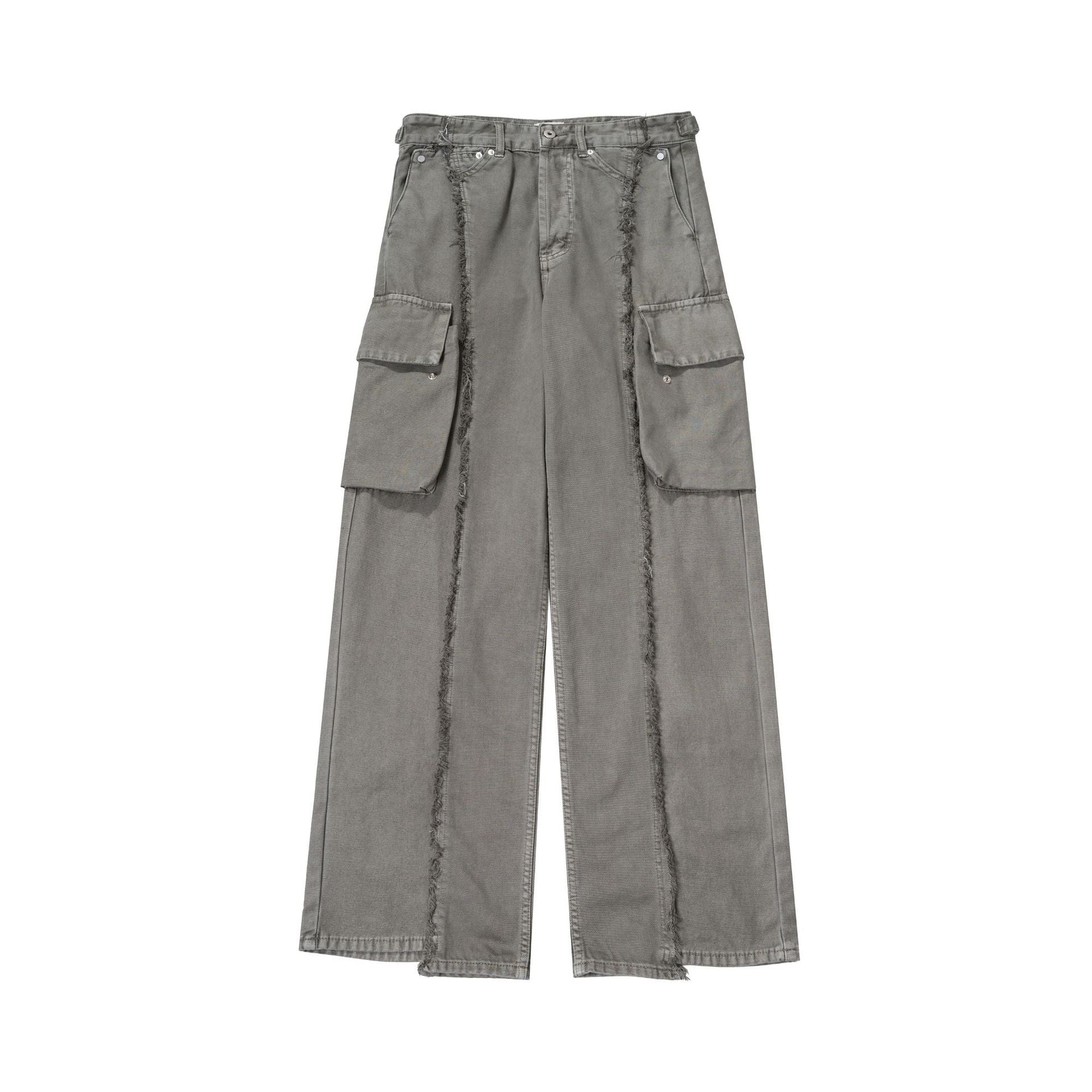 High Street American Stitching Cargo Jeans Loose