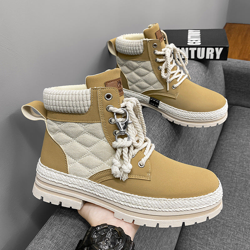 High-top Sports All-match Student Boots