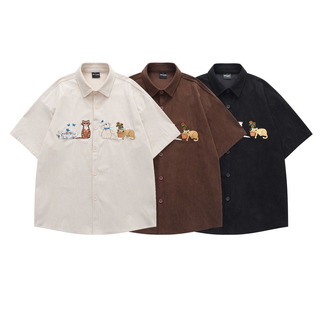 Fashion Brand Loose Couple Loose Shirt