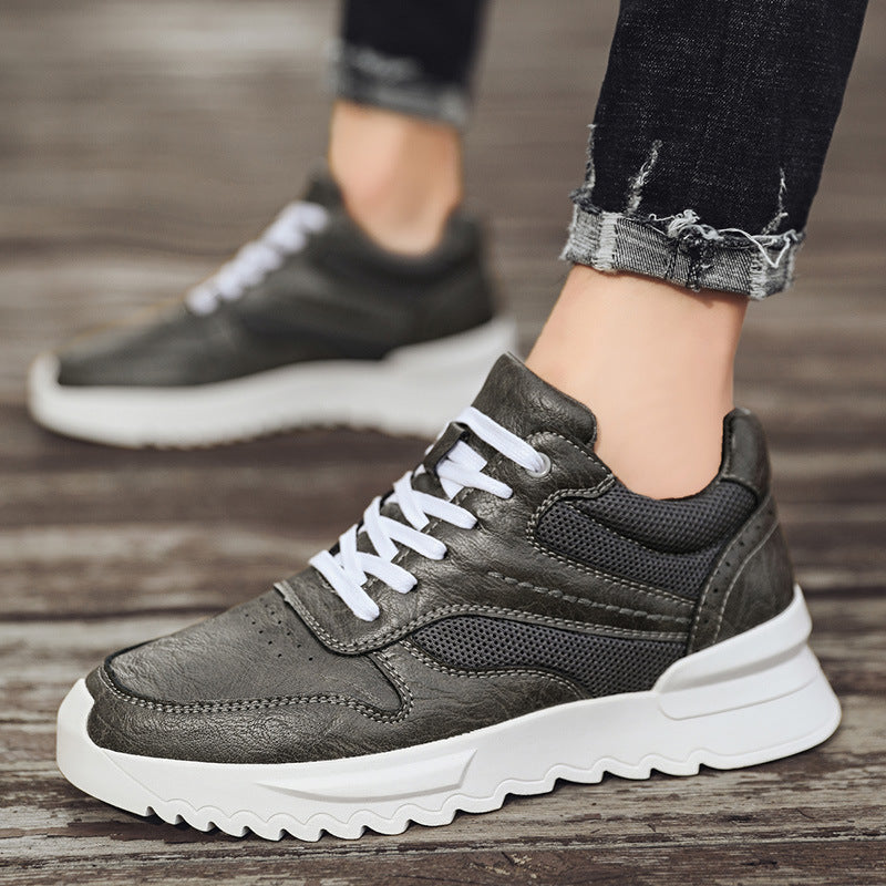 Invisible Wedge Hidden Heel Men's Casual Sports Shoes