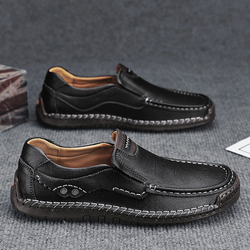 Large Size Handmade Stitching Men's Shoes Outdoor
