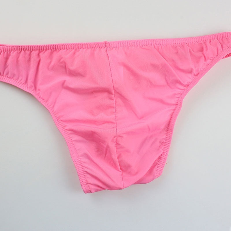 Ice Silk Thin Breathable Translucent Men's Thong