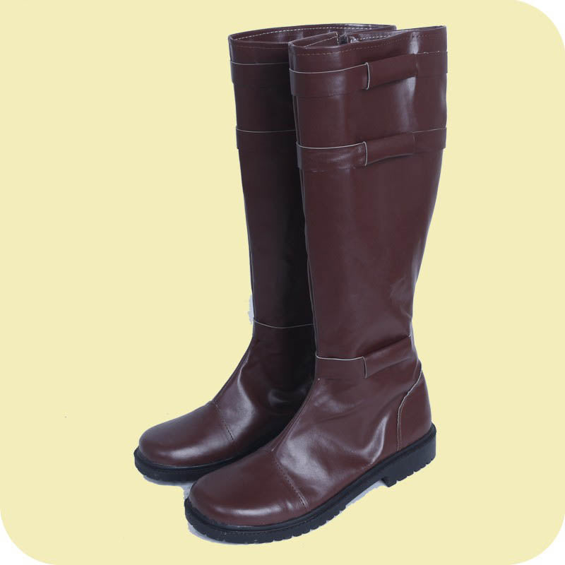 Jedi Cosplay Shoes Leather Boots