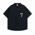European Hip Hop Letter Short Sleeve Shirt For Men And Women