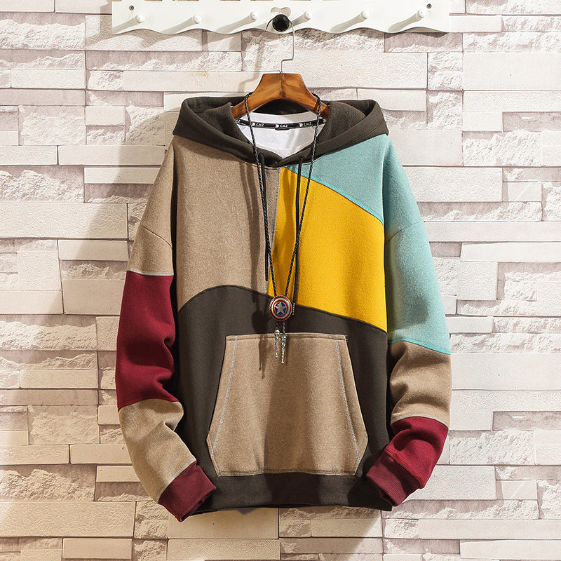 Sweatshirt men's hooded jacket casual fashion urban youth male