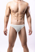 Low Waist Transparent Briefs Ice Silk Men's Underwear