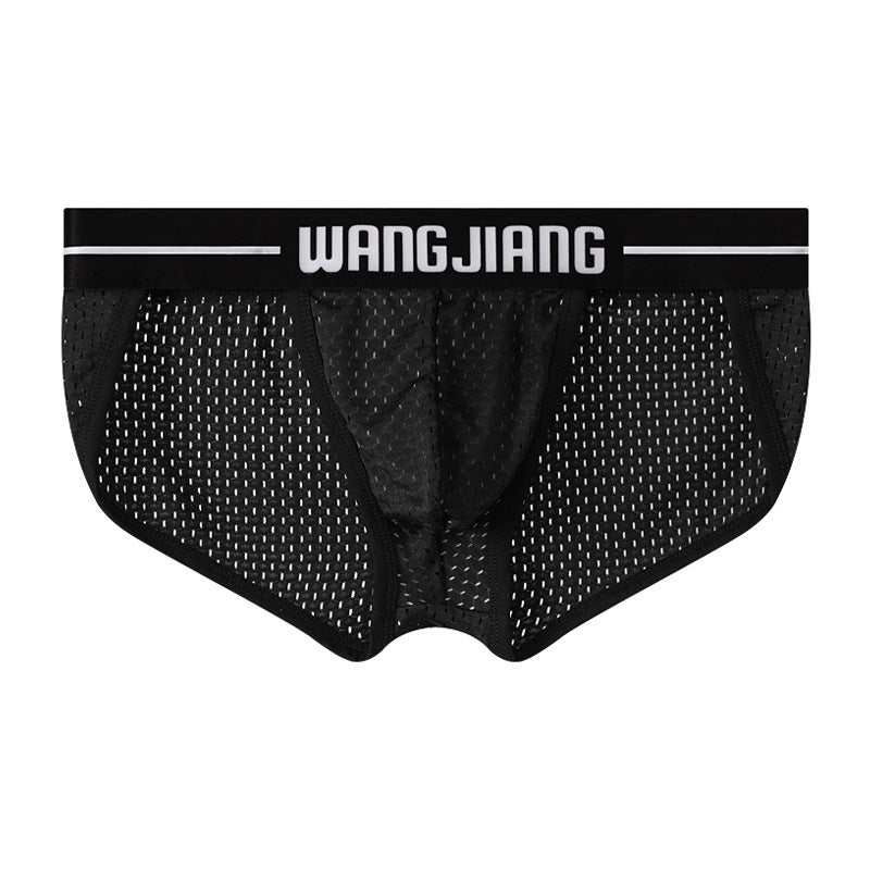 Mesh Breathable Ice Silk Men's Triangle Underwear