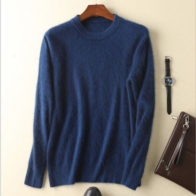 Cashmere Round Neck Pullover Thickened Woolen Bottoming Sweater