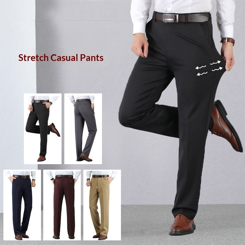 Middle-aged And Elderly Casual Elastic Waist Pants