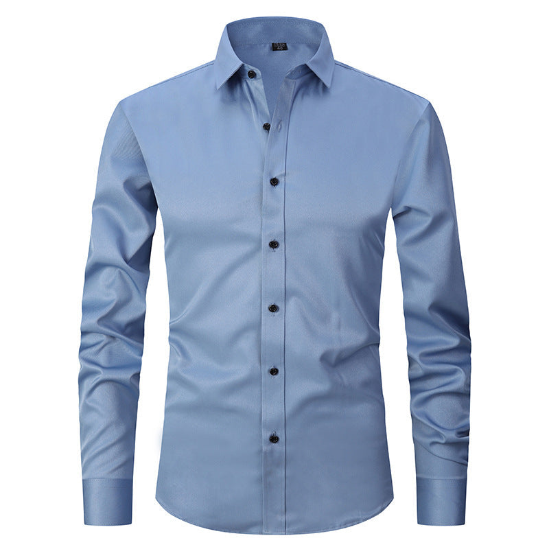 Stretch Long Sleeve Shirt Men's Work