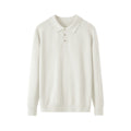 Men's Long-sleeved Sweater Lapel Comfortable All-match
