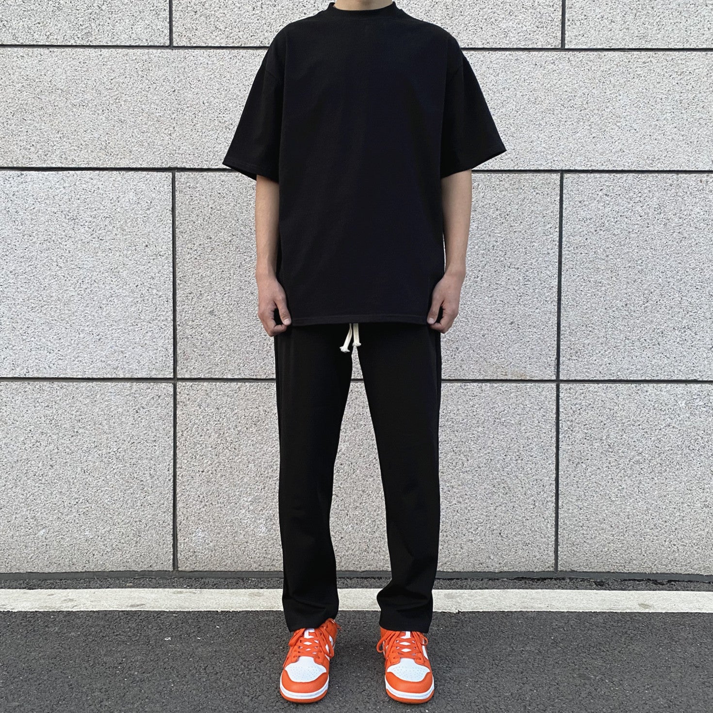 Long Trousers Loose Straight High Street Spring And Autumn