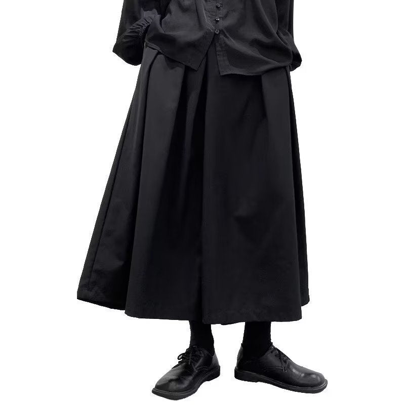 Men's Pantskirt Suit Wide-leg Casual Pants