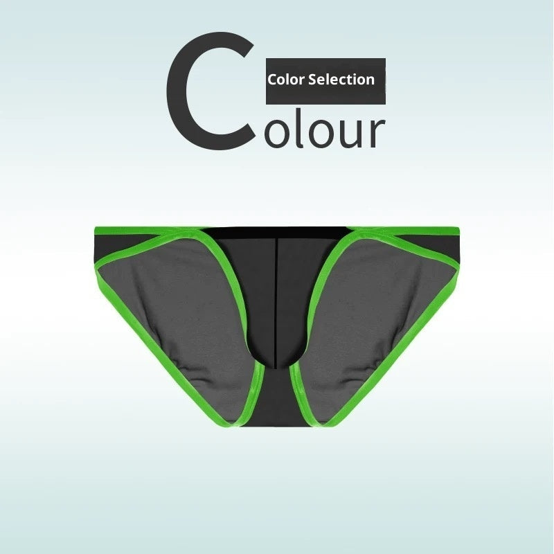 Japanese Men's Ice Silk Ultra-thin Fully Transparent Low-rise Briefs