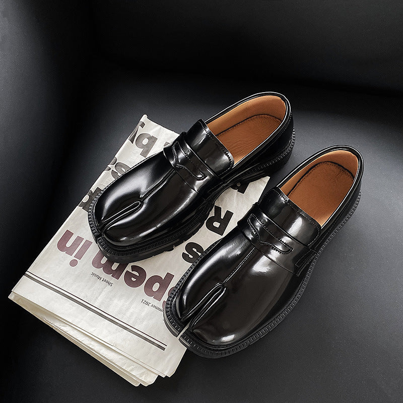 Niche High-end Fashion All-matching Platform Casual Leather Shoes