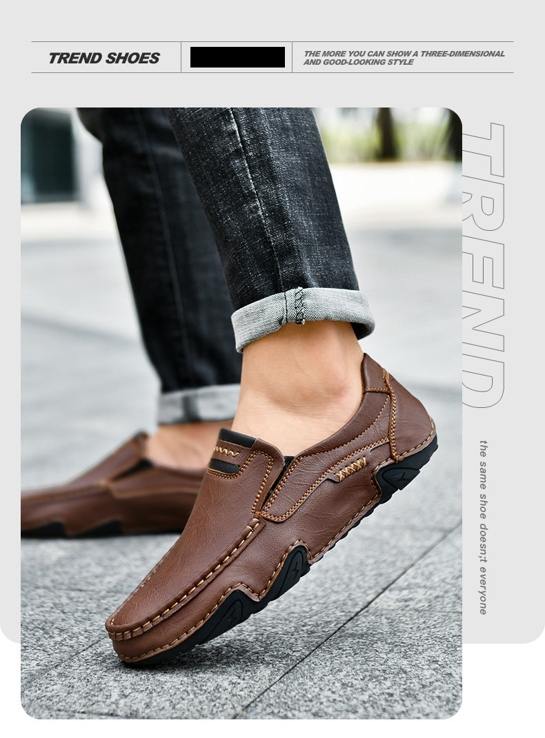 Hollow Handmade Stitching Outdoor Casual Shoes