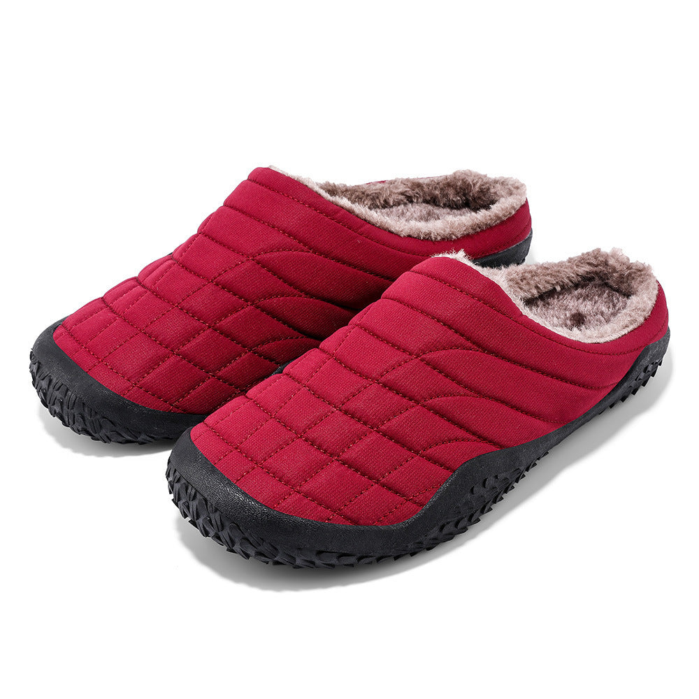Winter New Style Plus Velvet Set Foot Indoor Men's Outdoor Cotton Mop