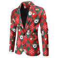 Christmas 3D Printed Suit For Men