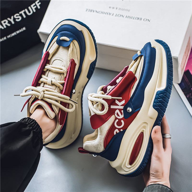 Men's Casual Sports Waterproof Dad Shoes Trendy All-matching