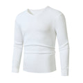 European And American Casual Long-sleeve V-neck Sweater Base Layer