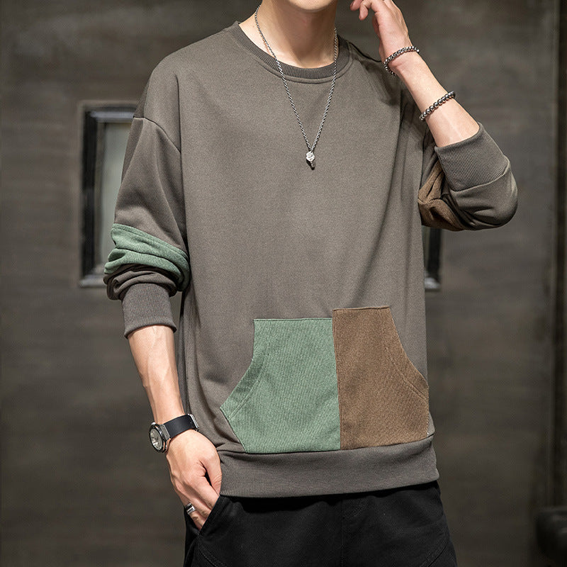 Double-sided Velvet Loose Trend Round Neck sweatshirt