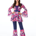 Halloween New Couple Retro Hippy Disco Dress