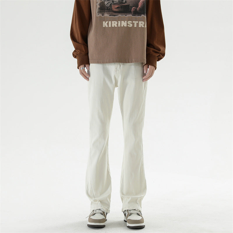 American Stretch Slim Fit Bootcut Trousers Men