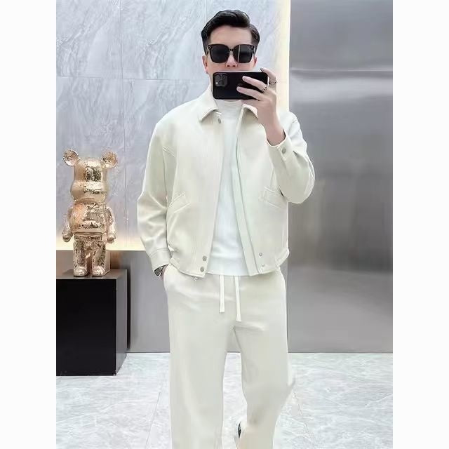 Trendy Ruoshuai Japanese Style Polo Collar Jacket
