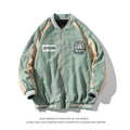 Fashion New Corduroy Baseball Uniform Women's Thin Jacket