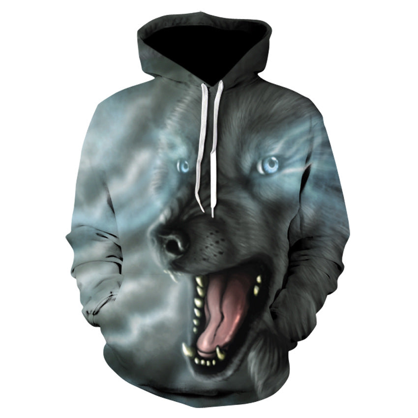 Wolf Print Sweater