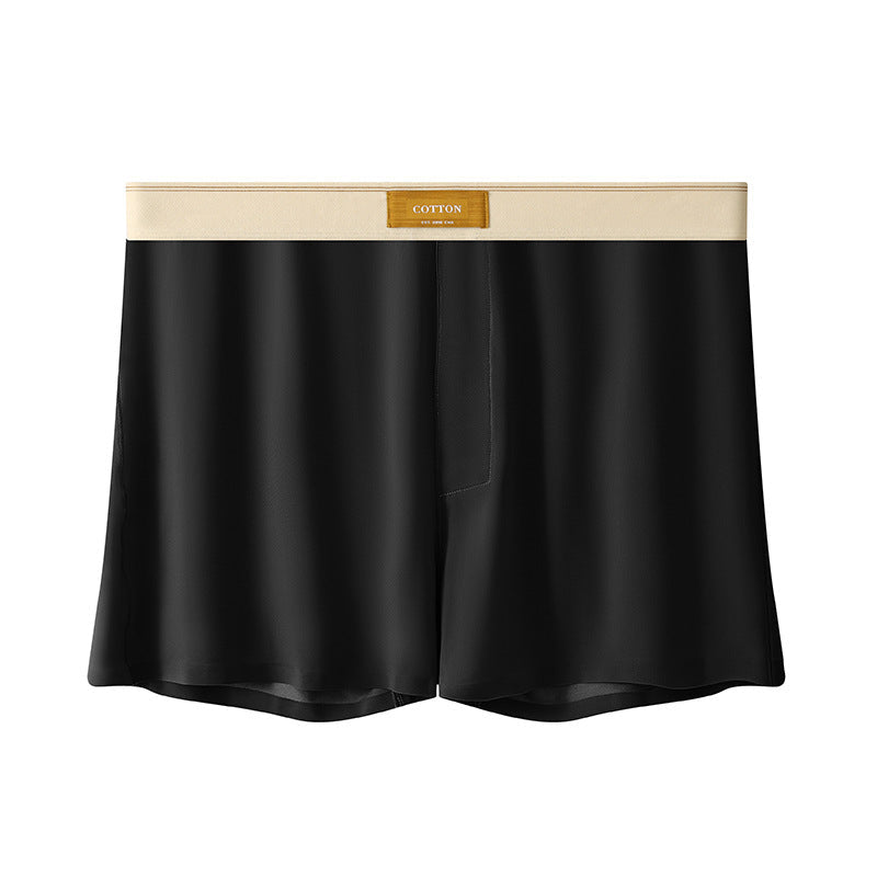 Men's Solid Color Loose Breathable Ice Silk Underwear